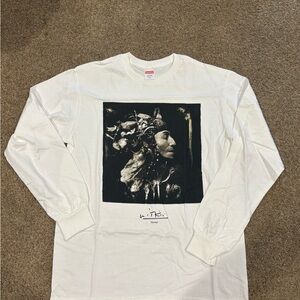 Brand new, supreme, Joel peter harvest long sleeve white tee